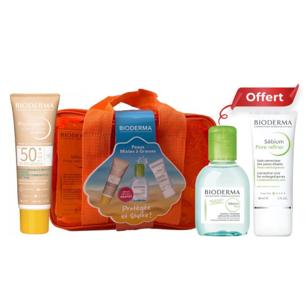 BIODERMA Trousse Photoderm Cover Touch Mineral Teintée SPF 50+. Paraplume