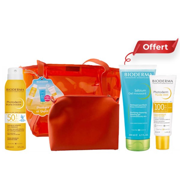 BIODERMA Sac Photoderm Brume Invisible SPF 50+. Paraplume