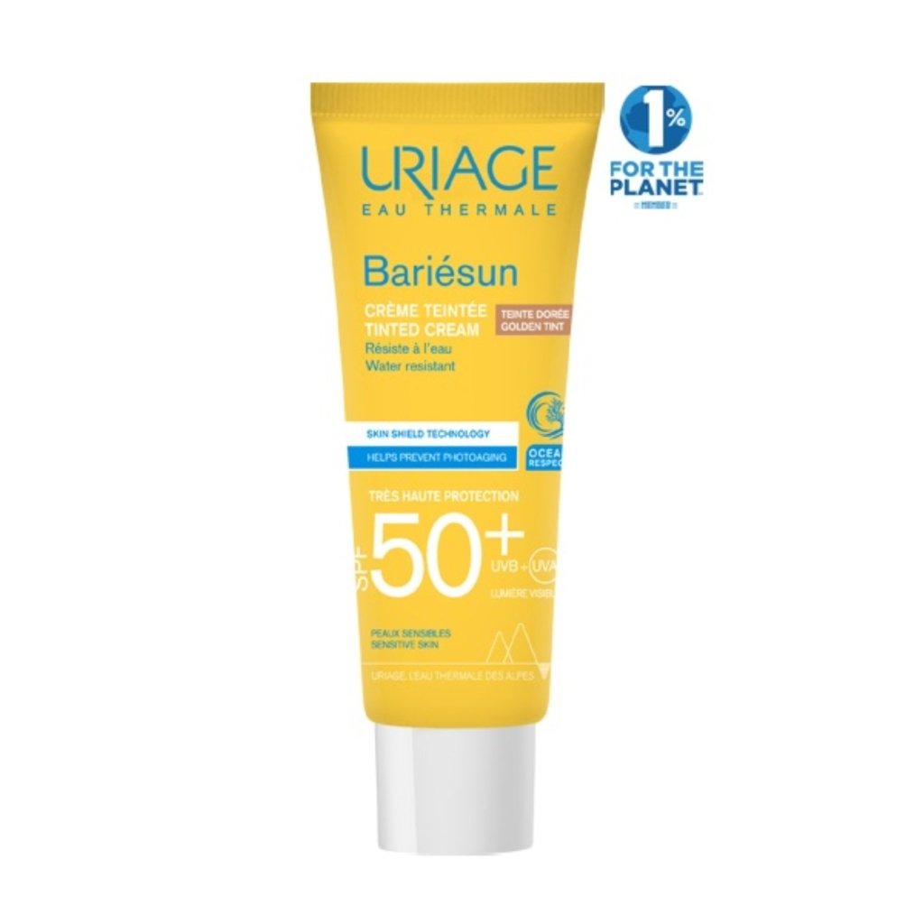 URIAGE Bariésun Crème Teintée SPF 50+. paraplume