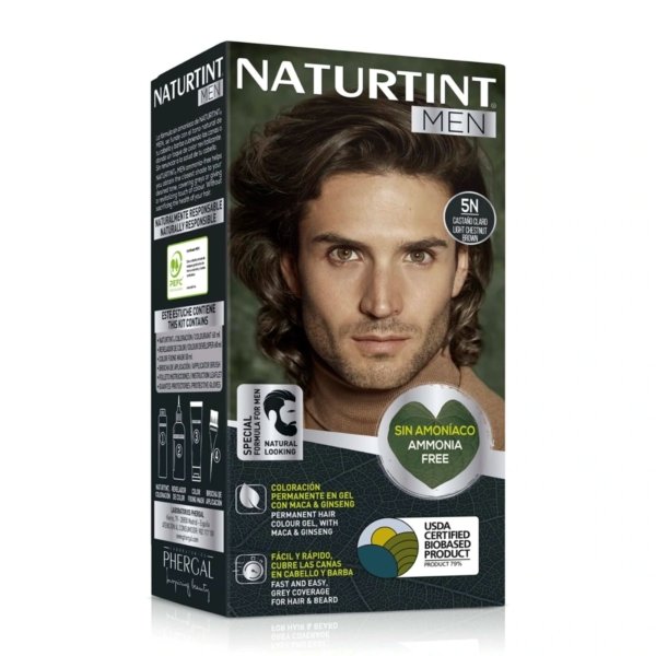 NATURTINT MEN 5N Coloration Chatain Clair . paraplume