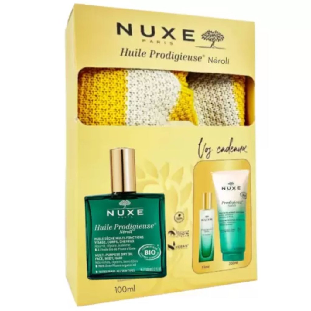NUXE Sac Huile Prodigieuse Néroli. paraplume