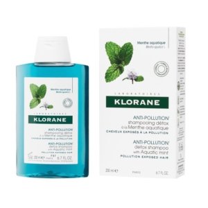 KLORANE Shampooing à la Menthe Aquatique 200 ML. paraplume