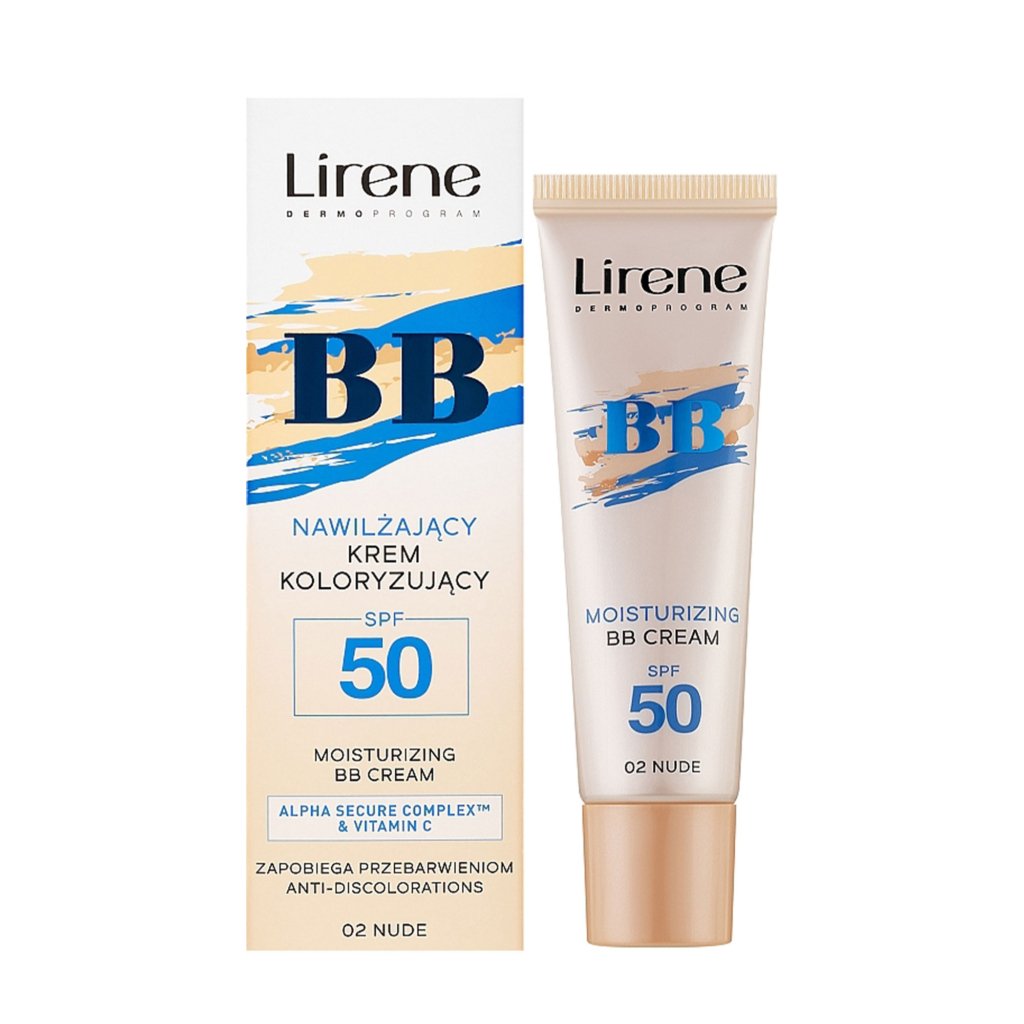 LIRENE BB Crème SPF 50, 02 Nude. paraplume