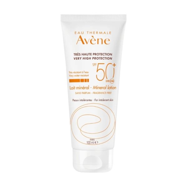 AVENE Lait Minéral SPF 50+ 100 ML. paraplume
