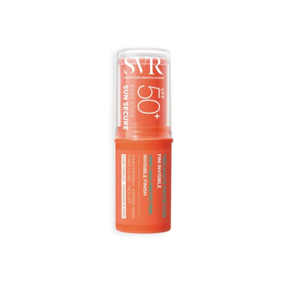 SVR Sun Secure Easy Stick SPF 50+. paraplume