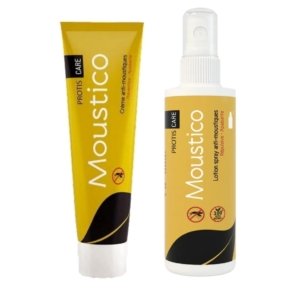 MOUSTICO Crème et Spray Protection contre les moustiques. paraplume