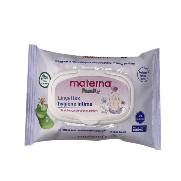 MATERNA Lingettes Intime. paraplume