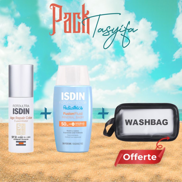 PACK ISDIN Pédiatrics Fusion Fluid Mineral SPF 50. paraplume