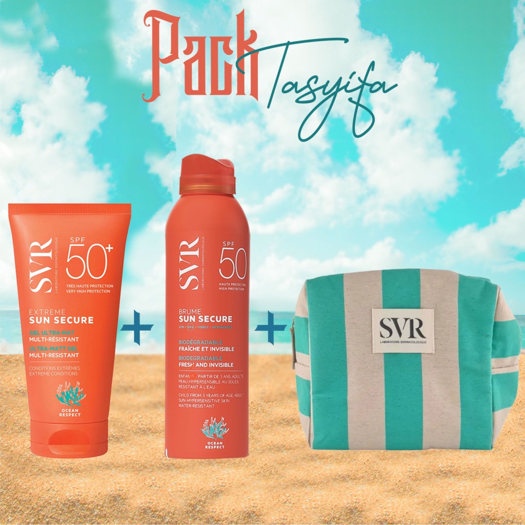 SVR Pack Extrême Sun Secure SPF 50+ & Brume SPF 50. paraplume