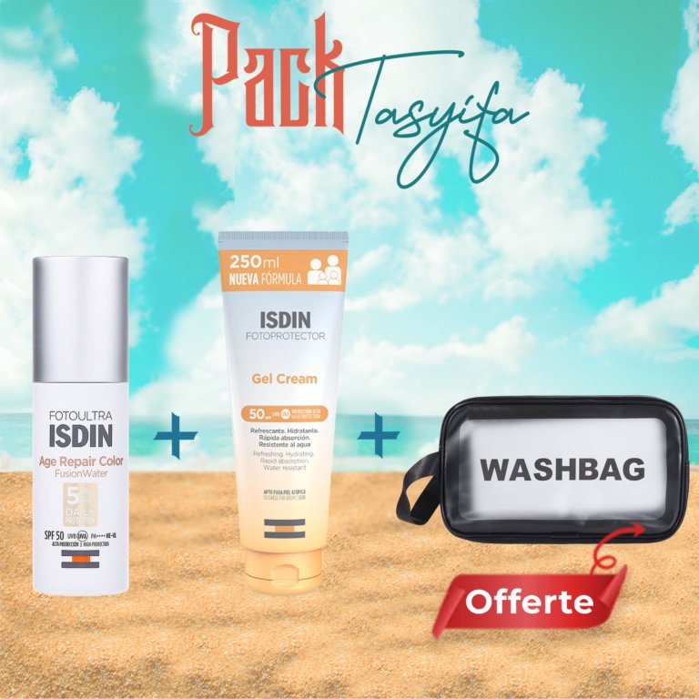 PACK ISDIN Age Repair Color PhotoAging SPF 50. paraplume