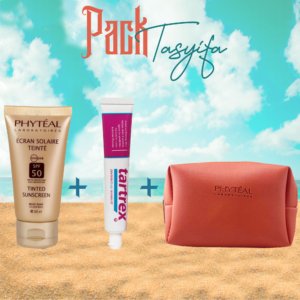 PACK PHYTEAL Ecran Solaire Teinté Beige Doré SPF 50. Paraplume