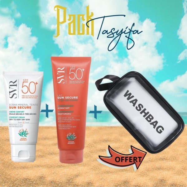 SVR Pack Ecran Minéral Teinté Peaux Sèches SPF 50+. paraplume