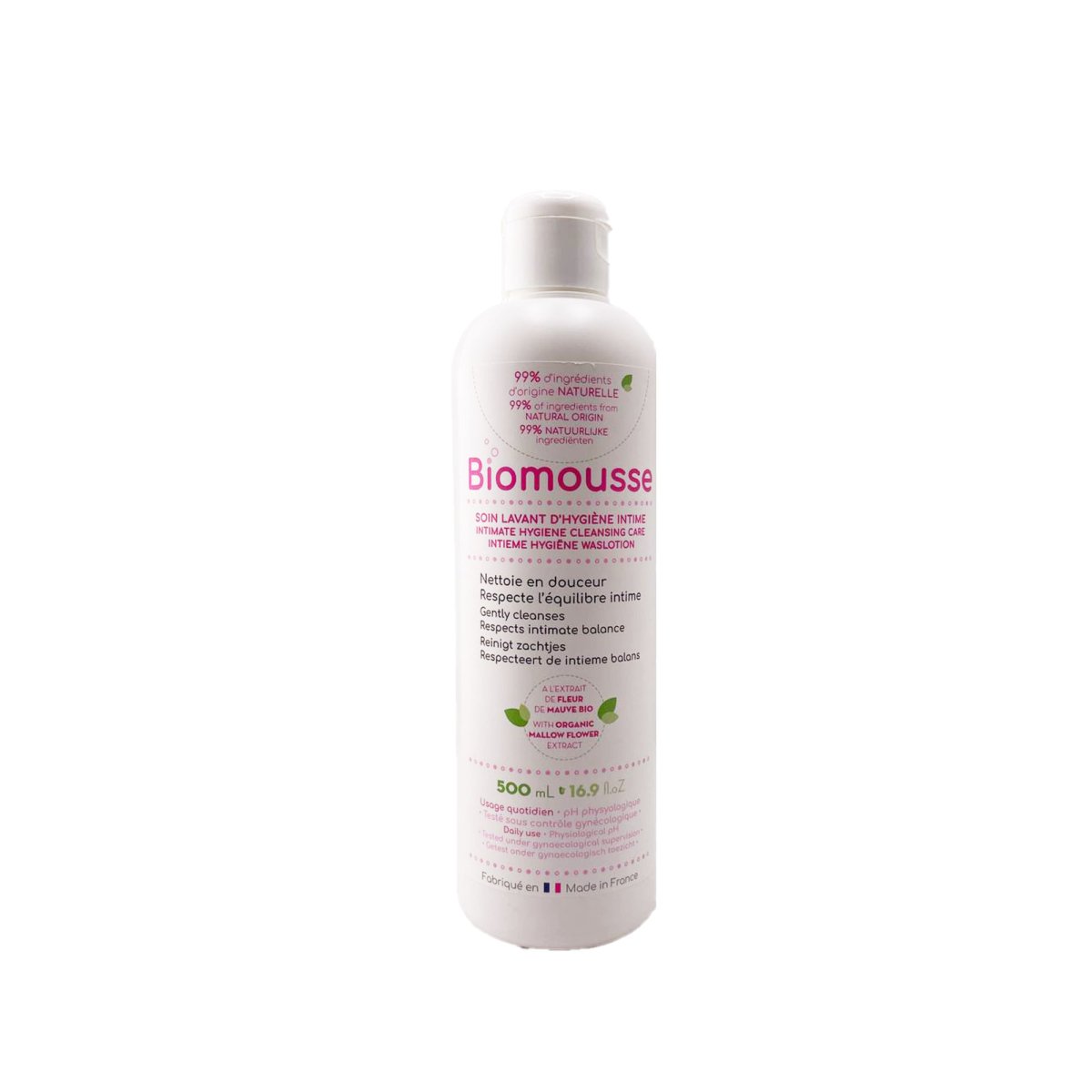 Biomousse Soin Lavant D'Hygiène Intime 500 ML. paraplume
