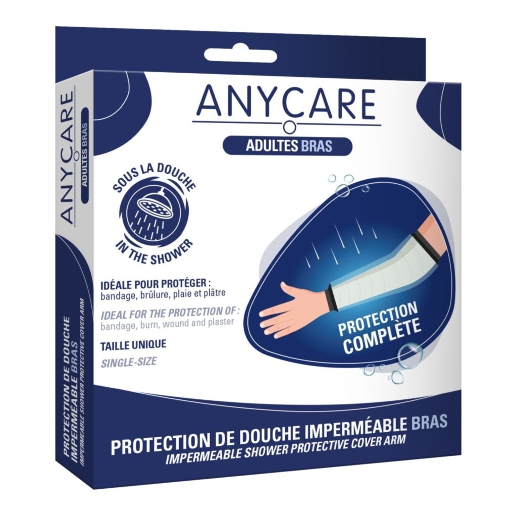 ANYCARE Adultes Protection De Douche Imperméable Bras . paraplume