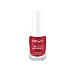 INNOXA Vernis à Ongles Sensibles 706 Rouge Carmin. Paraplume