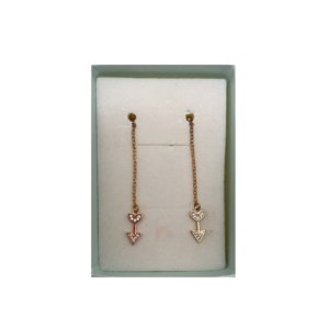 Boucles d'oreilles En Plaqué Or. Paraplume