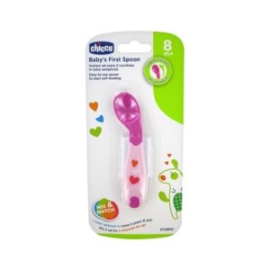 CHICCO Première Cuillère 8M+ Rose . paraplume