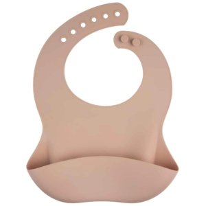CANPOL BABIES Bavoir Beige Silicone 4 m+. paraplume