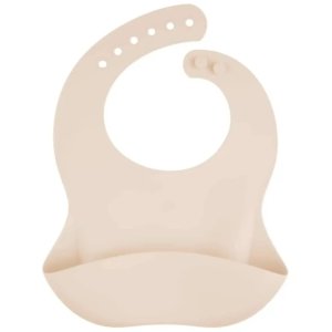 CANPOL BABIES Bavoir Silicone Crème 4 m+. paraplume
