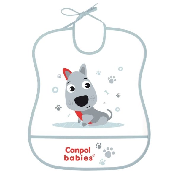 CANPOL BABIES Bavoir Imperméable Avec Poche. paraplume