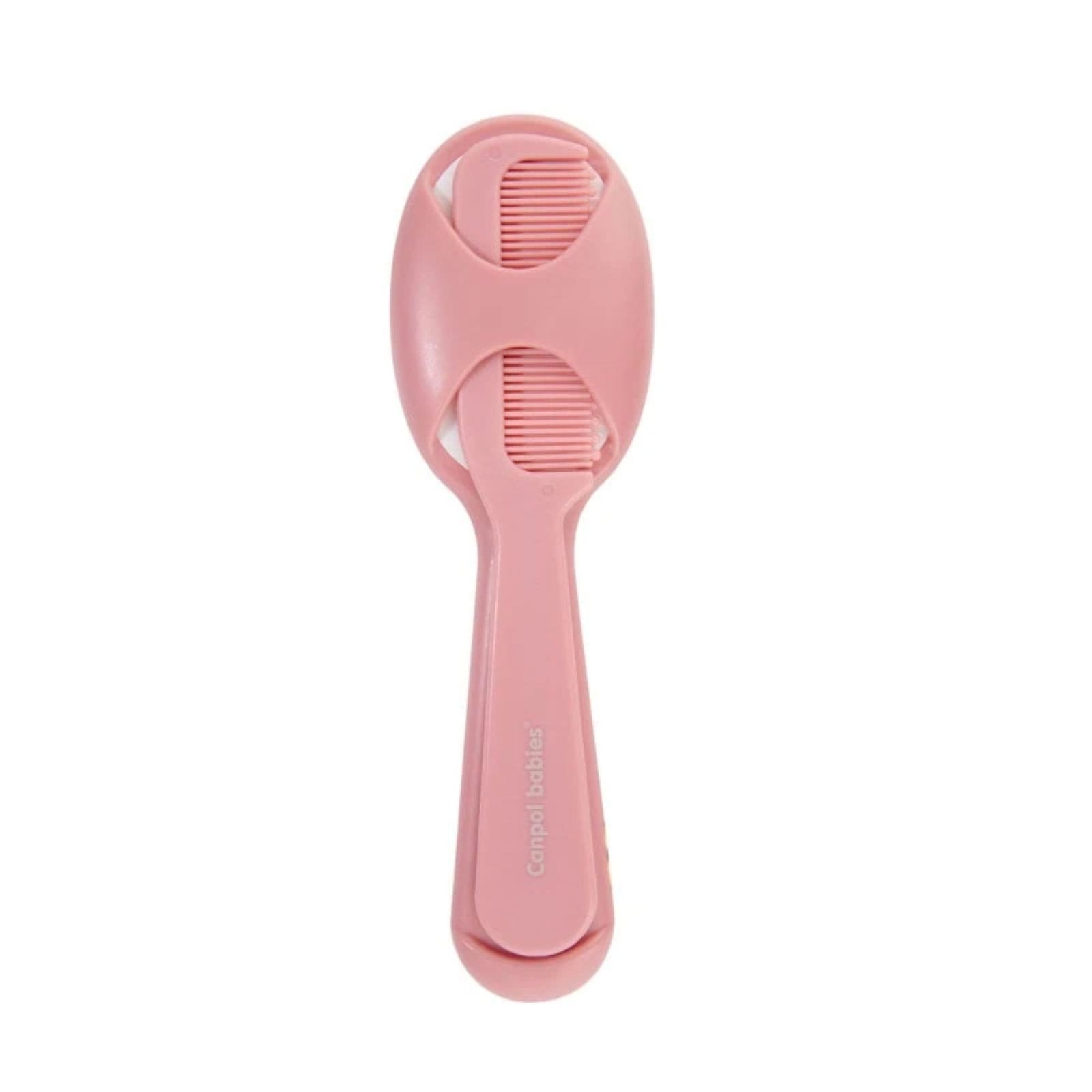 CANPOL-BABIES-Brosse-et-Peigne-ROSE-561602 CANPOL BABIES Brosse Et Peigne Rose. paraplume
