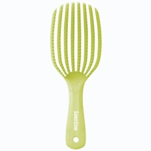 SANOSOIN Curly Brosse à Cheveux Pistache. Paraplume