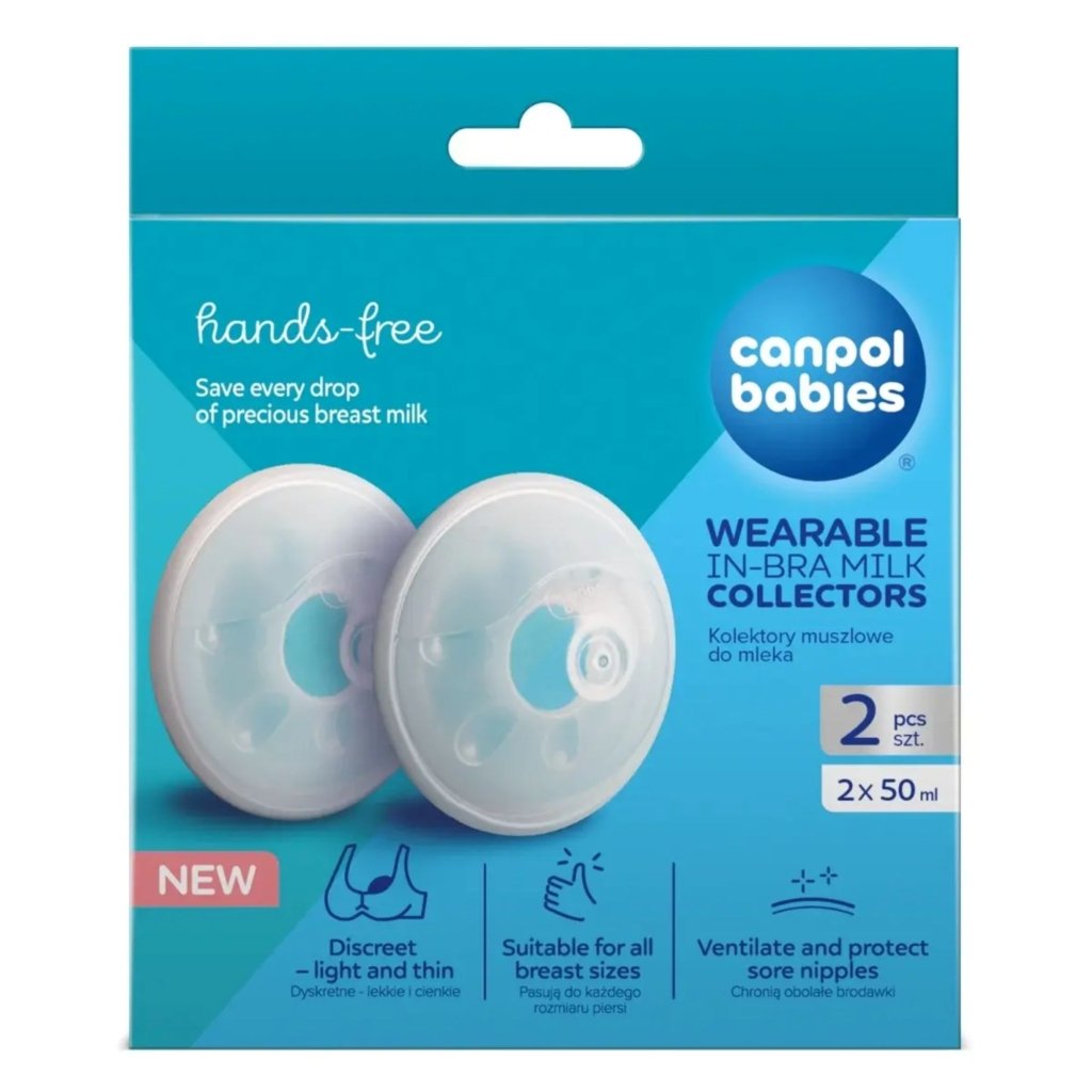 CANPOL BABIES Set de 2 Collecteurs de Lait Portables . paraplume
