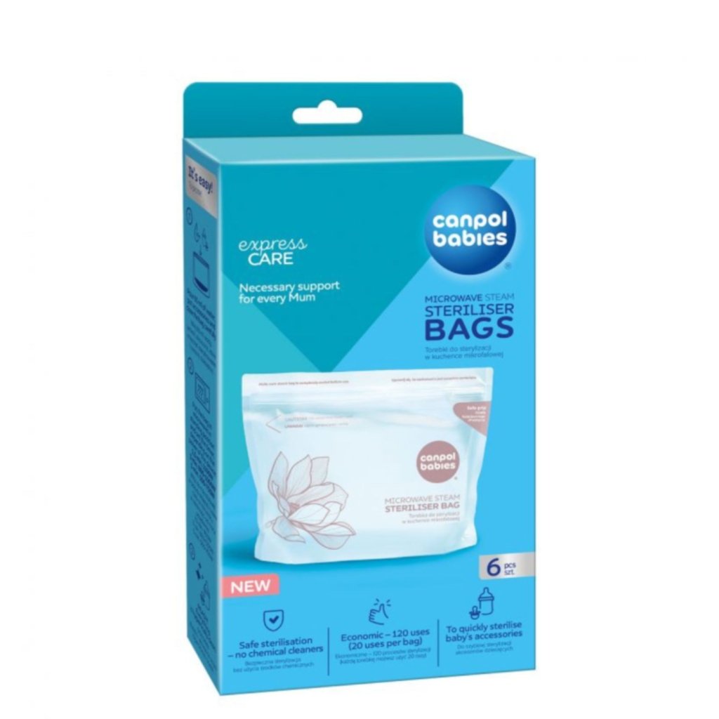 CANPOL BABIES Sac De Stérilisation Au Micro ondes . paraplume
