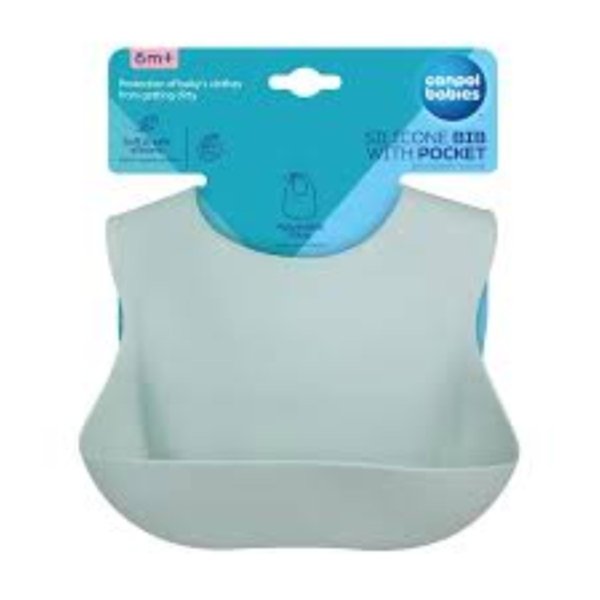 CANPOL BABIES Bavoir Silicone Vert. paraplume