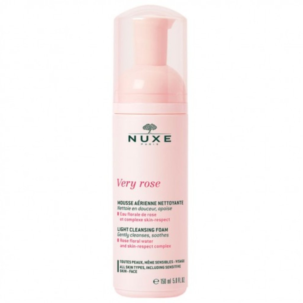 NUXE Very Rose Mousse Aérienne Nettoyante. Paraplume