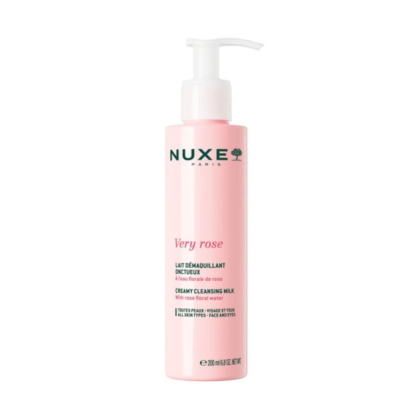 NUXE Very Rose Lait Démaquillant Onctueux. paraplume