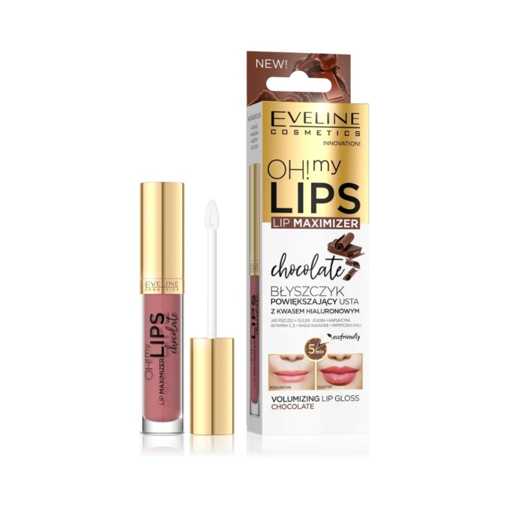 EVELINE COSMETICS Lips Gloss Chocolate. paraplume