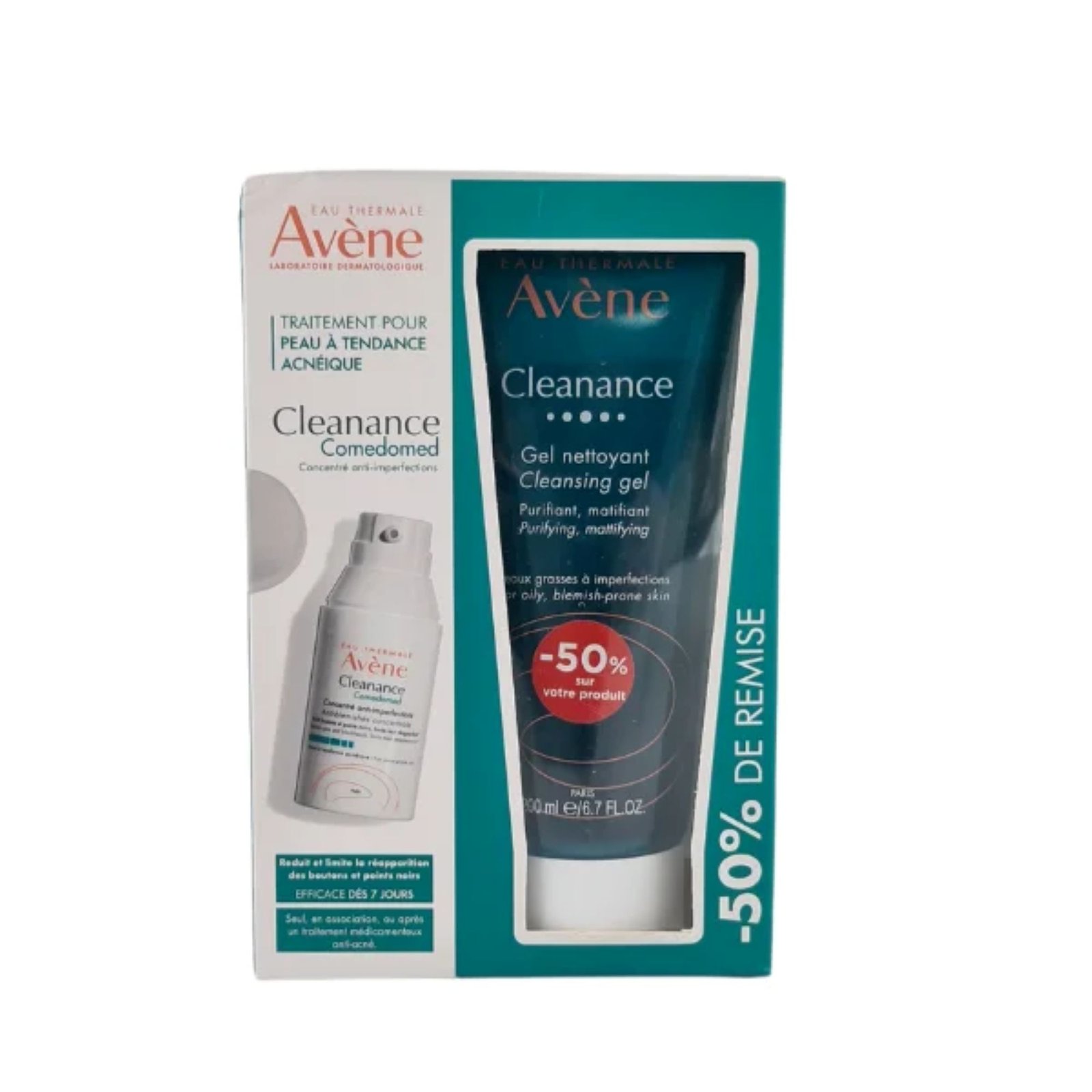 Ajouter-un-titre-42-1 AVENE Coffret Cleanance Comedomed Concentré Anti imperfections & Cleanance Gel Nettoyant . paraplume