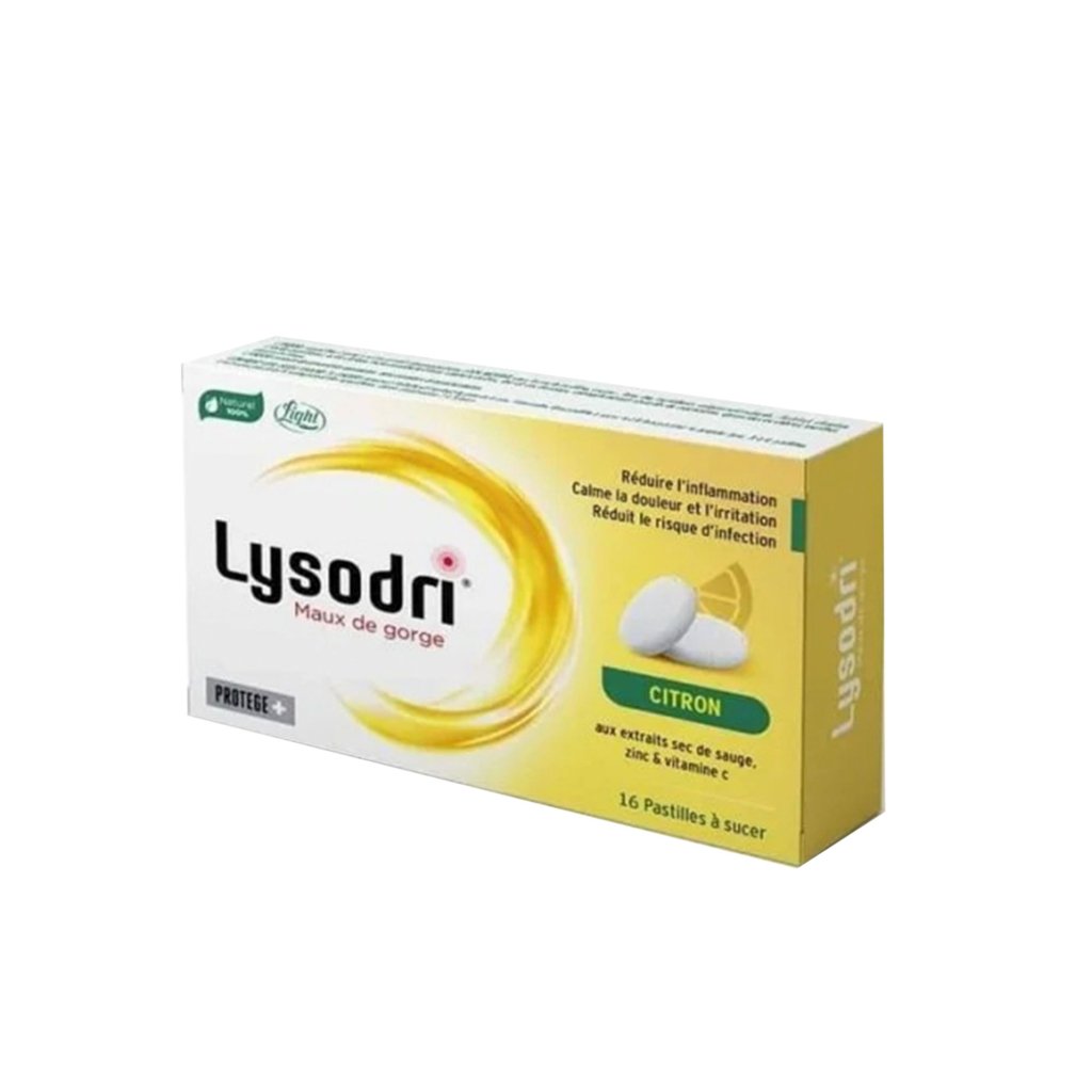 LYSODRI Maux De Gorge Citron . paraplume