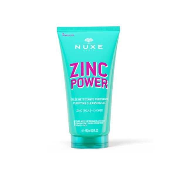 NUXE Zinc Power Gelée Nettoyante Purifiante . paraplume