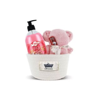 Les Petits Bains De Provence Panier Enfant Rose. paraplume