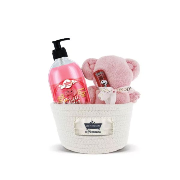 Les Petits Bains De Provence Panier Enfant Rose. paraplume