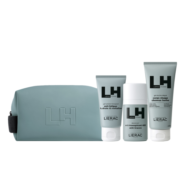 LIERAC Trousse Les Soins Essentiels 3 EN 1 Homme. paraplume