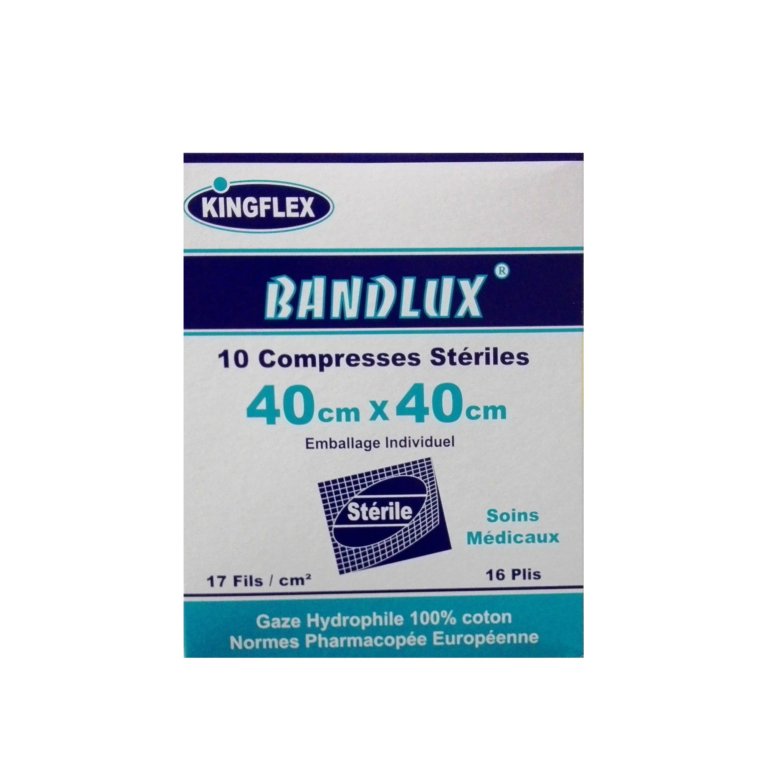 BANDLUX Compresse Stériles 40*40 cm . paraplume