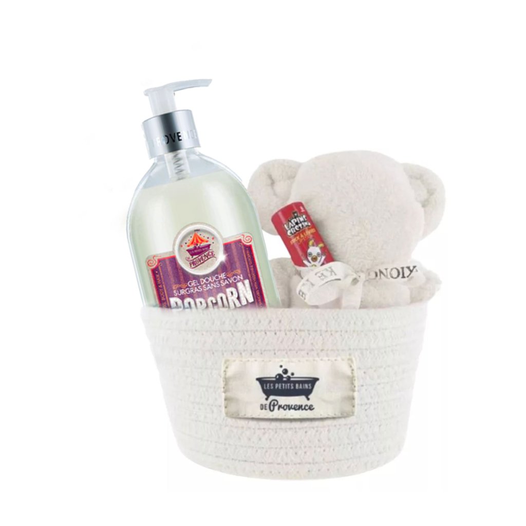 Les Petits Bains De Provence Panier Enfant Blanc. paraplume