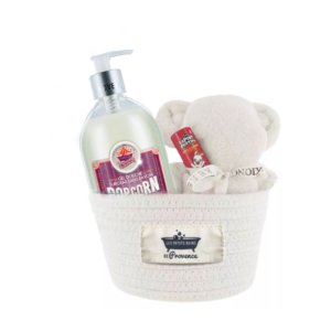 Les Petits Bains De Provence Panier Enfant Blanc. paraplume