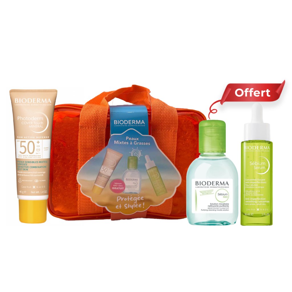 BIODERMA Trousse Cover Touch SPF 50+. paraplume