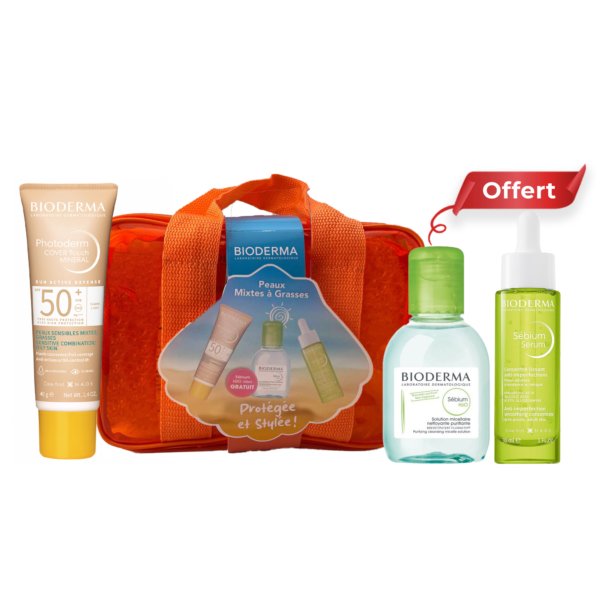 BIODERMA Trousse Cover Touch SPF 50+. paraplume