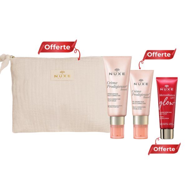 NUXE Trousse Crème Prodidieuse Boost Crème Soyeuse. paraplume
