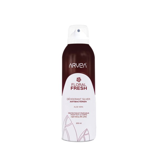 ARVEA Floral Fresh Déodorant Silver. paraplume