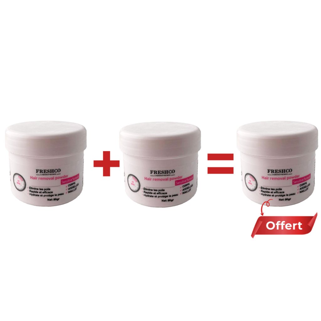 FRESHCO Poudre Dépilatoire. paraplume