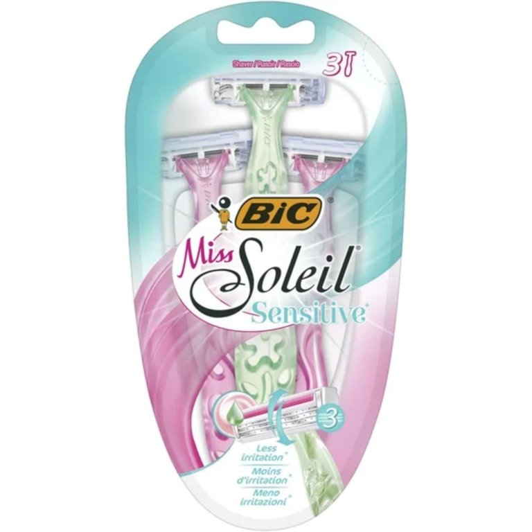 BIC Miss Soleil Sensitive Rasoirs Jetables Lot de 3. paraplume