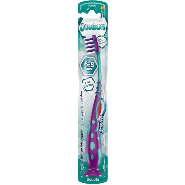 AQUAFRESH Junior Brosse à Dents 6-8 Ans . paraplume