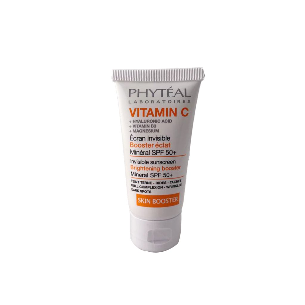 PHYTEAL Vitamine C Ecran Invisible Minéral SPF 50+. paraplume
