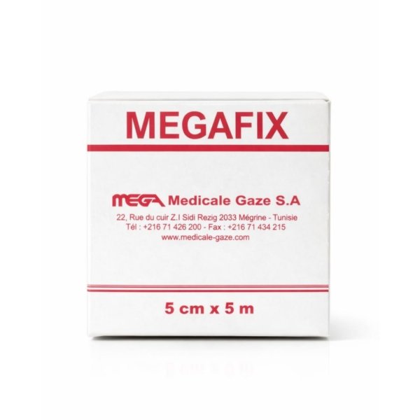 MEGAFIX Bande Adhésive En Non Tissé 5 cm* 5m. paraplume